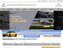 Tablet Screenshot of baumannautoportclinton.com